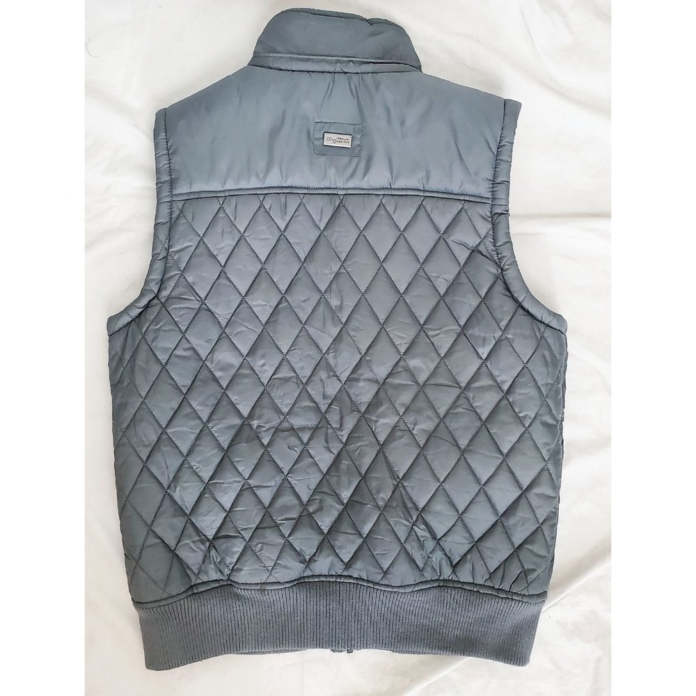 LRG Clothing Men's Grey Puffer Vest with Detachable Hood M - Picture 10 of 12